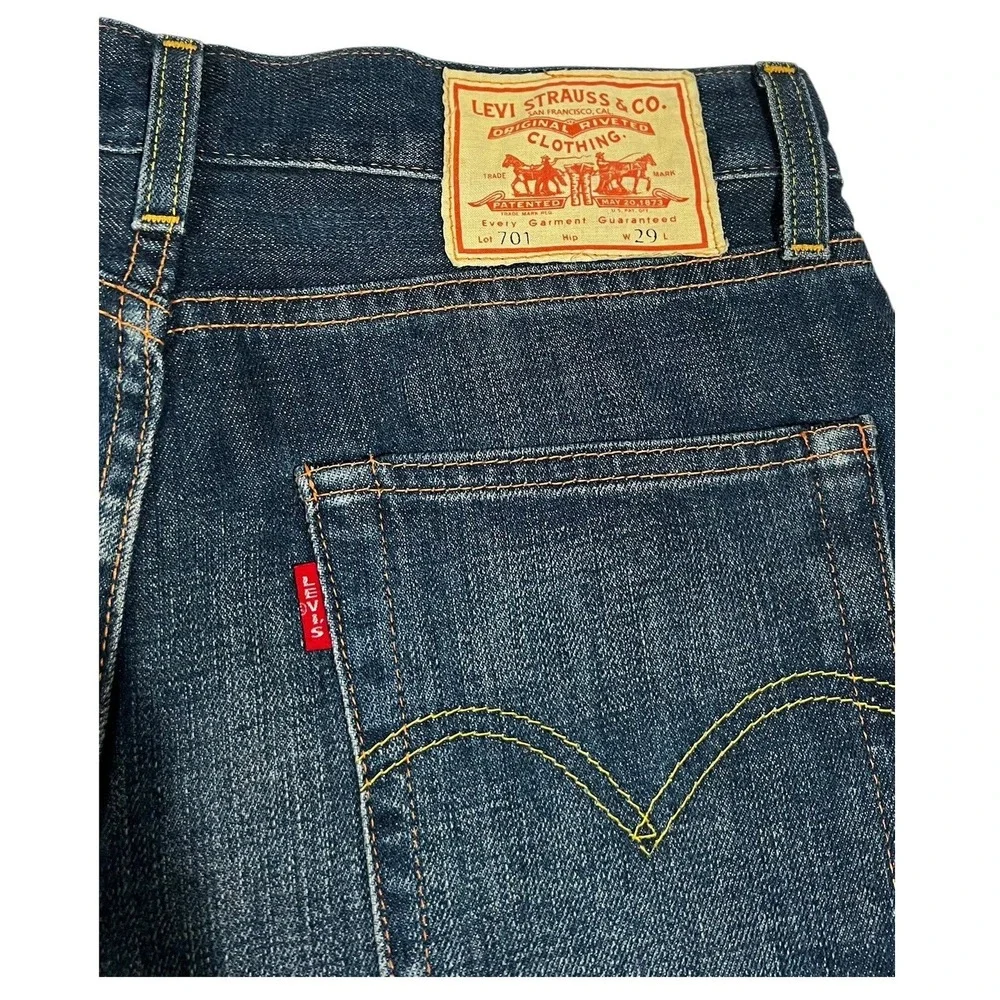 Levi's Vintage Clothing LVC 701 Selvedge Big E Jeans Dark Indigo Men's W29 Talon